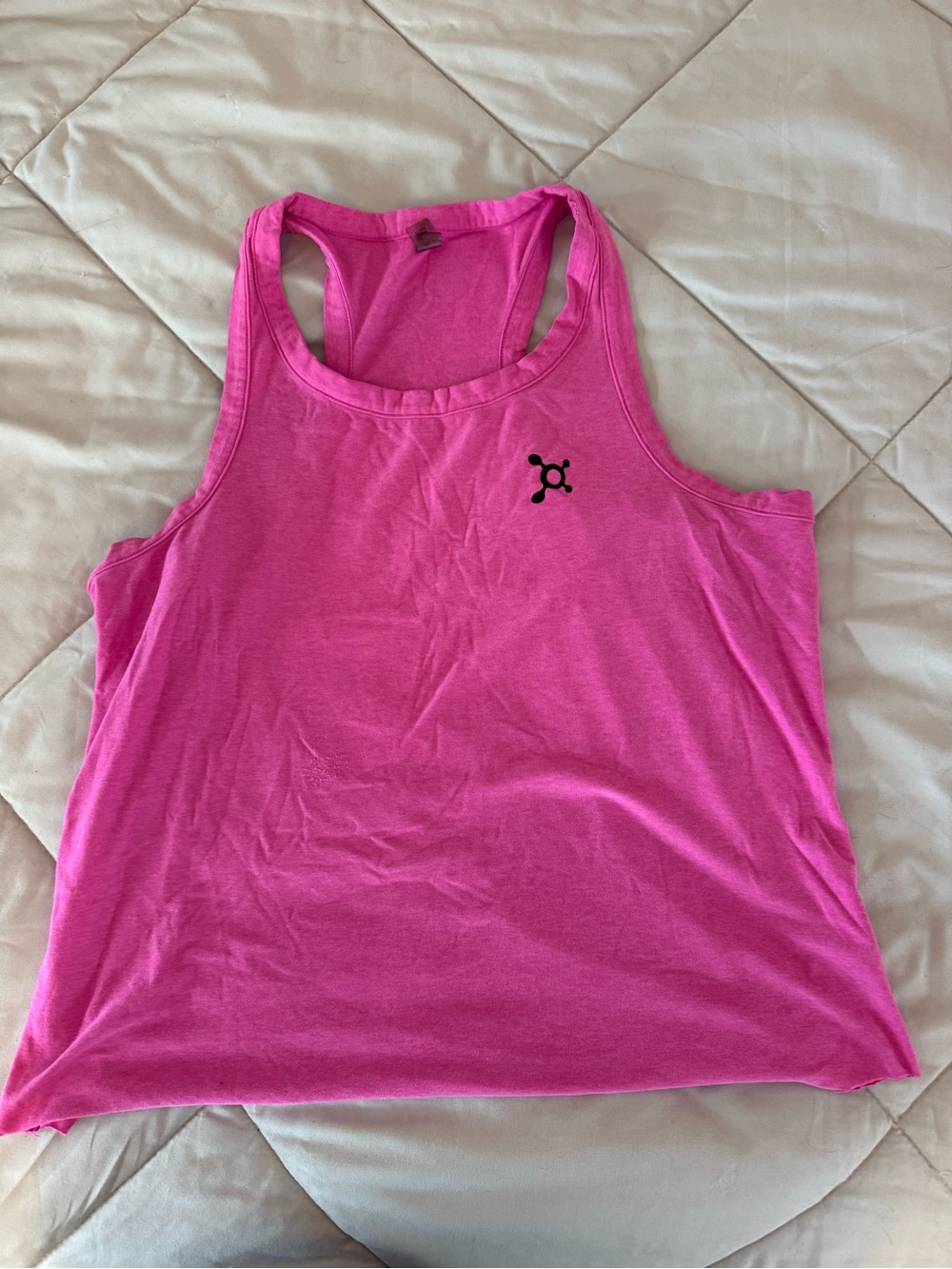 Orangetheory Beyond Yoga Hot Pink Racerback Tank Top XL